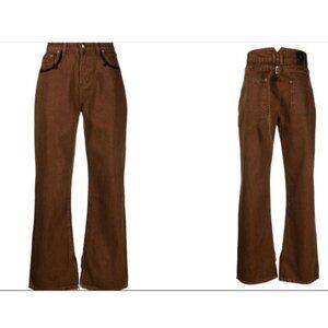 Classic Brown Bootcut Men's Jeans